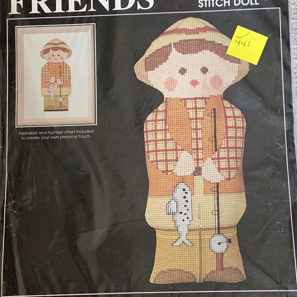 Vintage Alice Peterson "Best Friends" Cross Stitch Kit New in Package #441